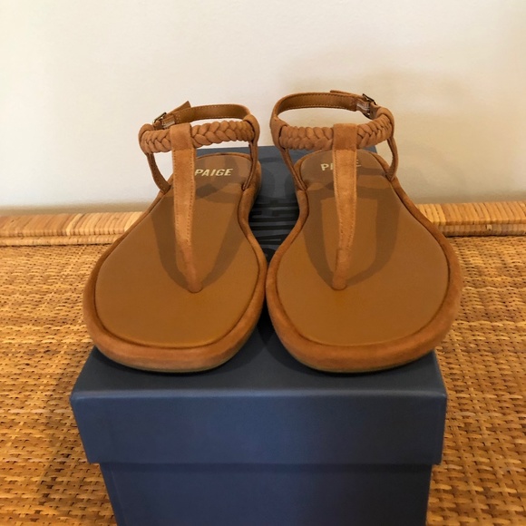 Paige Drew Sandal Toffee 6.5 New!! SOLD OUT EVERYWHERE!!! - Picture 6 of 9